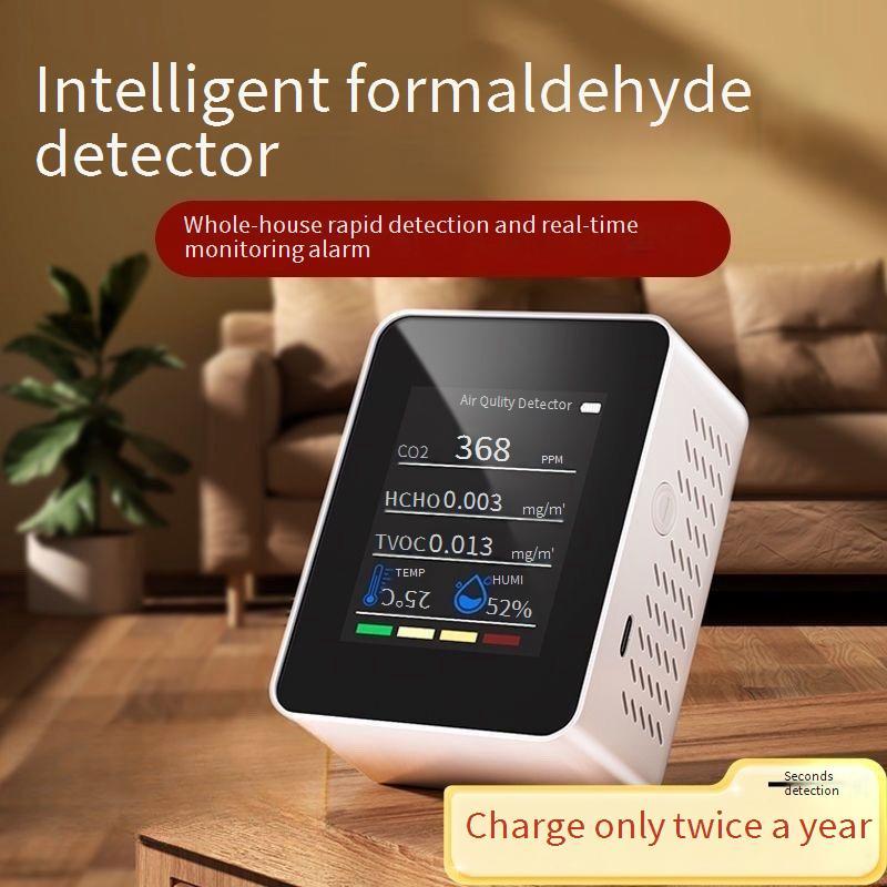 เครื่องวัด pm 2.5 วัดฝุ่น pm2.5 เครื่องวัดคุณภาพอากาศในบ้าน วัดฟอร์มาลดีไฮด์ (HCHO) วัด TVOC แบบมืออ