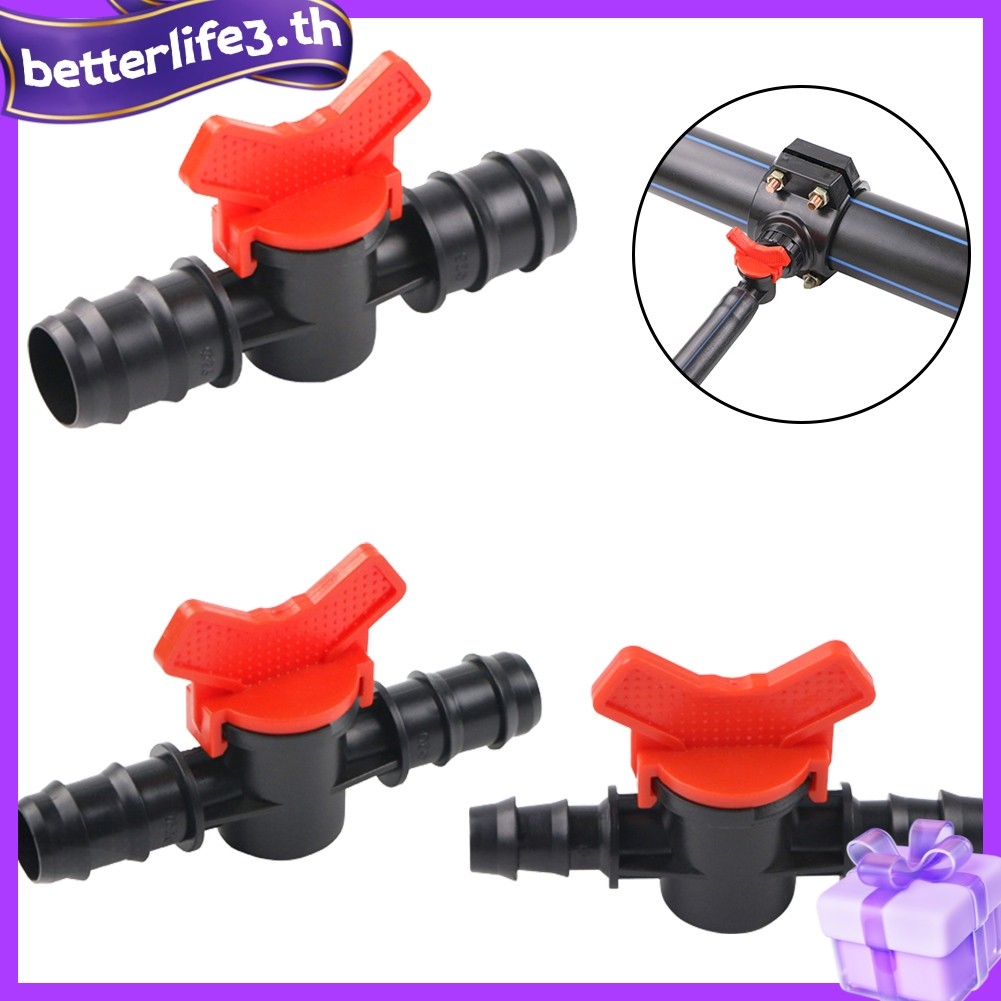 BETLShut-off Valve Ball Valve Connector PE Pipe PN4 Drip Hose 16 20 25 mm.