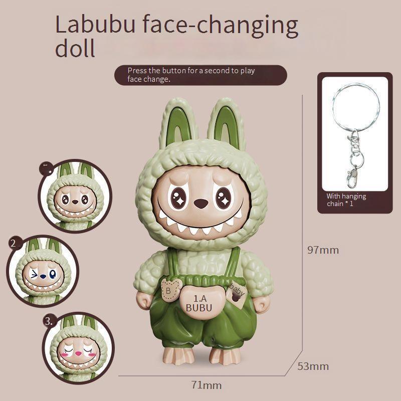 ตุ๊กตา ตุ๊กตาเปลี่ยนหน้าเหมือน TikTok ของเล่นกุญแจพวงกุญแจตุ๊กตานุ่มๆ ของขวัญเด็ก ของเล่นคลายเครียด 