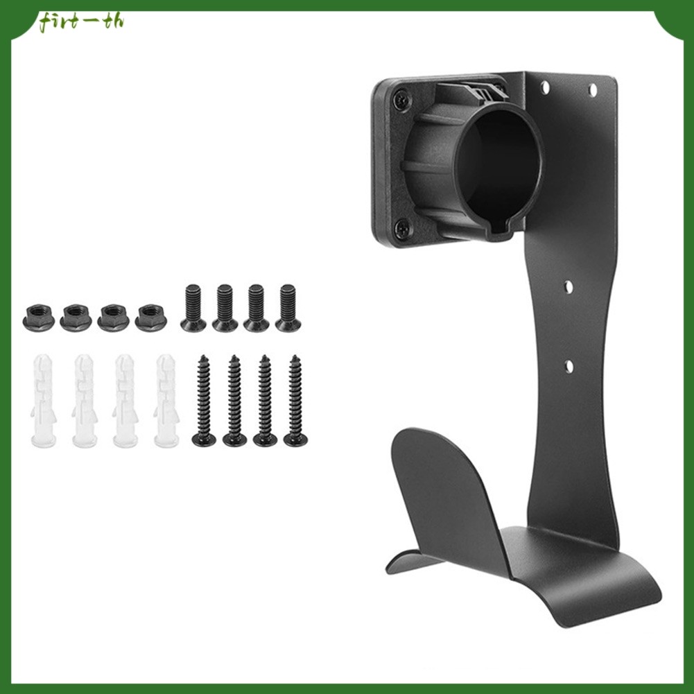 ⭐ มาใหม่⭐ติดผนังสแตนเลส EV Charger Holder Wall Bracket สําหรับ J1772 Connector