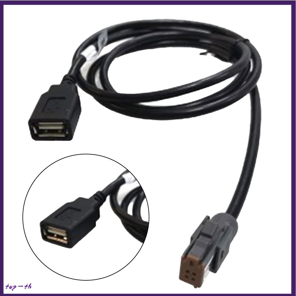 ❤️รถ Aux Audio Input Media Data Wire เป็นอะแดปเตอร์ USB Conector สําหรับ Outback
