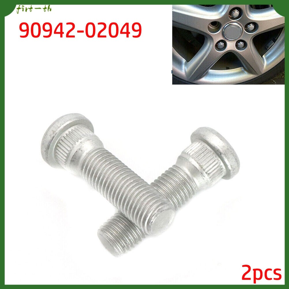 ❤️2x สําหรับ TOYOTA สําหรับ TACOMA สําหรับ LEXUS WHEEL LUG STUD HUB BOLT 90942-02049