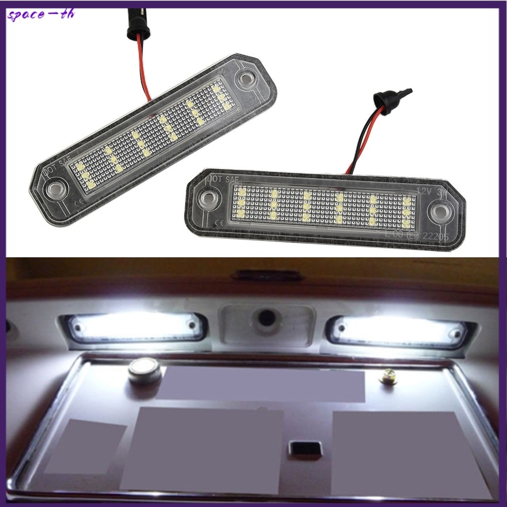 ❤️ไฟป้ายทะเบียน LED สีขาวสําหรับ Honda Civic EJ EM EK9 EK4 Del Sol 92-00