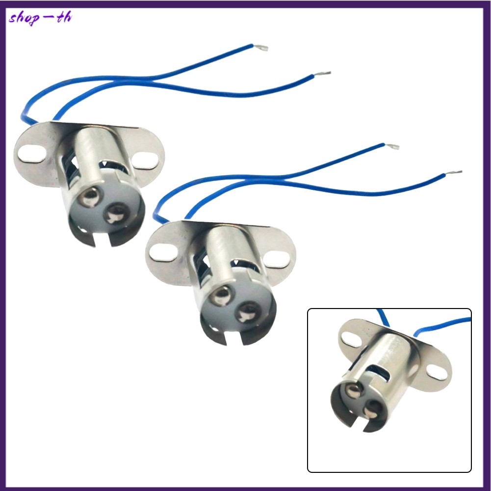 ❤️2PC BA15D 1157 ซ็อกเก็ตหลอดไฟ LED พร้อมขั้วต่อสายไฟสําหรับรถยนต์อัตโนมัติ
