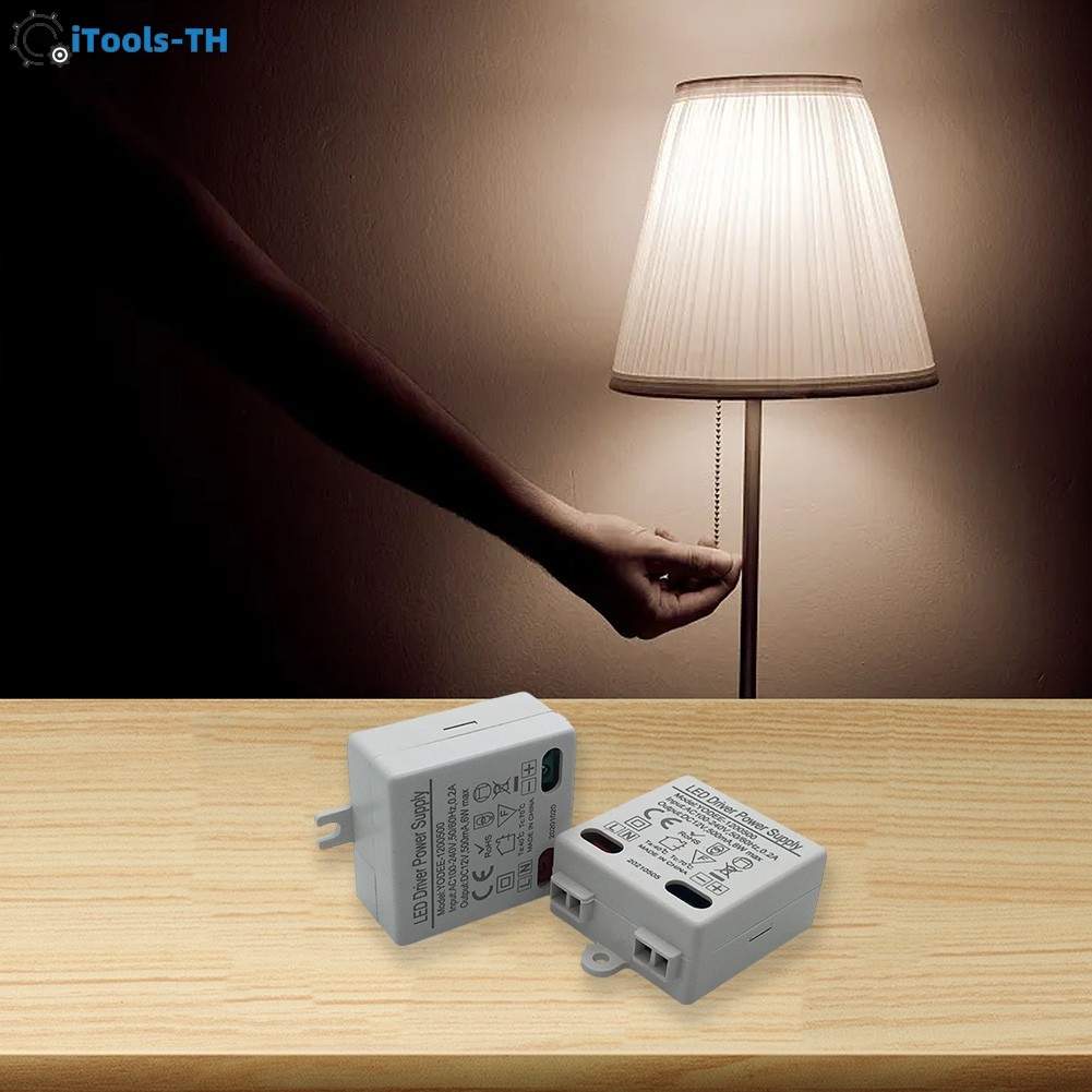 [DRHT] 12V 2-Pack LED Transformer 6W LED Switching Power Supply Driver Power Supply