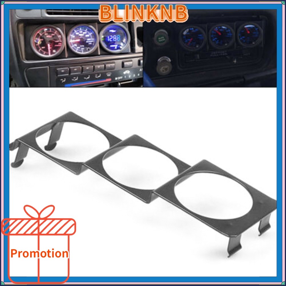 BLINKNBaCar Triple 2 52mm Gauge Holder Pod Panel Standard Stereo Radio Slot Single Din