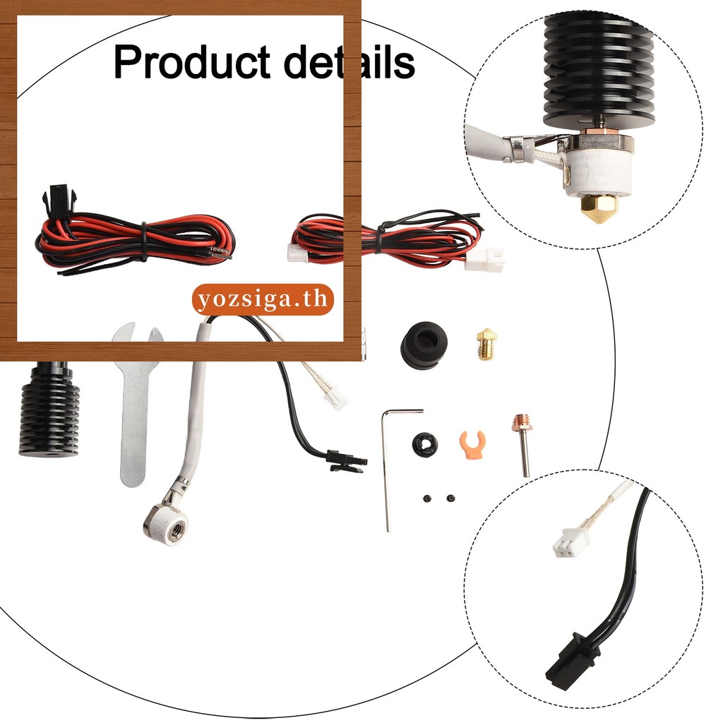 [Clearance Price]1 ชิ้นสําหรับ Voron Kit หัวฉีดหัวพิมพ์สําหรับชิ้นส่วนเครื่องพิมพ์ 3D หัวฉีดสีดํา