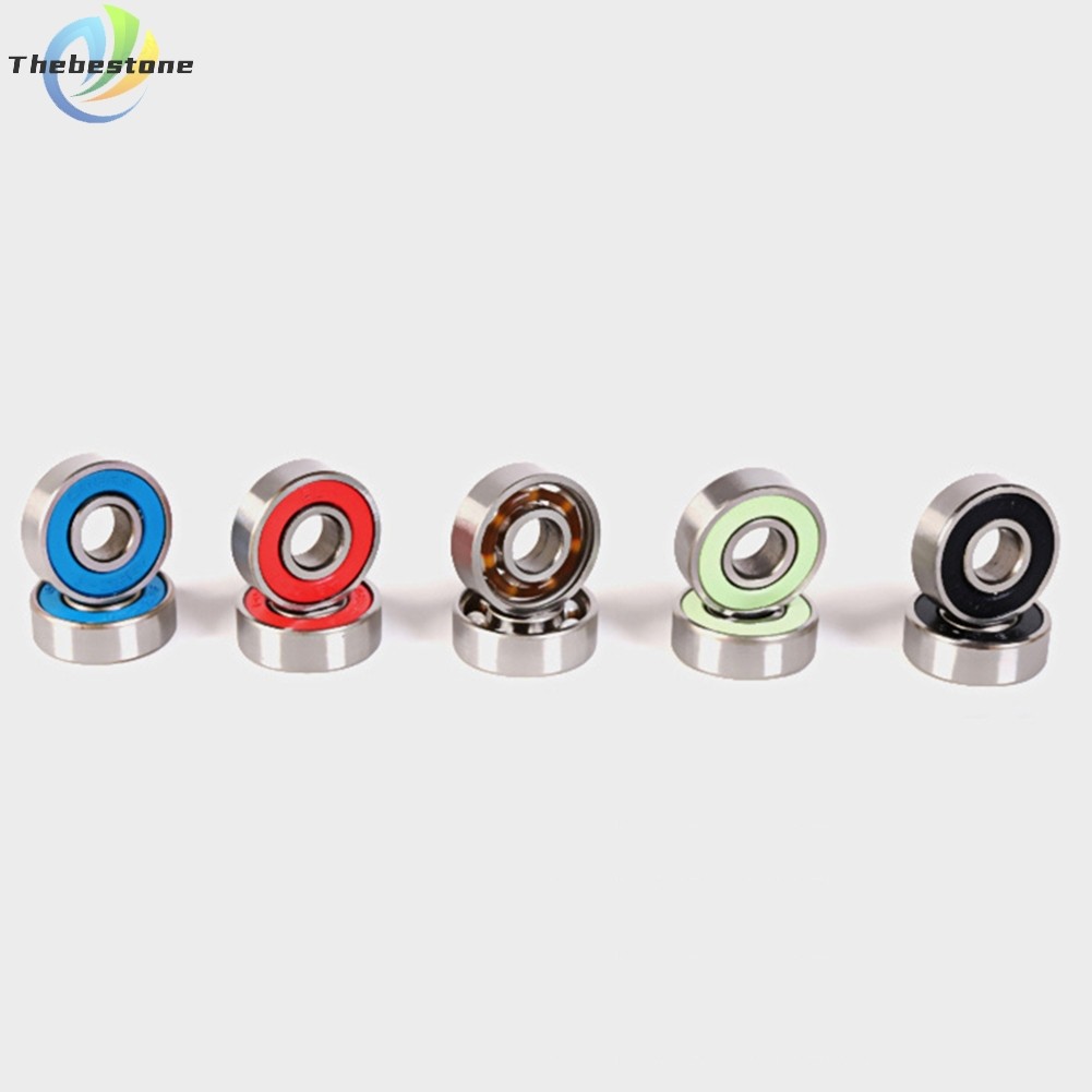 [THEBEST] ABEC-7 608 2RS สเก็ตบอร์ดสกู๊ตเตอร์ Roller Steel Sealed Ball Bearings 8x22x7mm