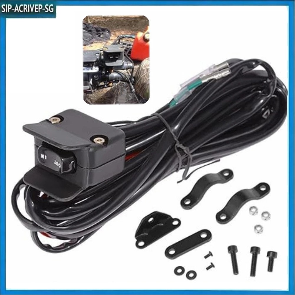 Sac Heavy Duty Handlebar Control Line Winch Rocker Switch Control Warn สําหรับ ATV/UTV