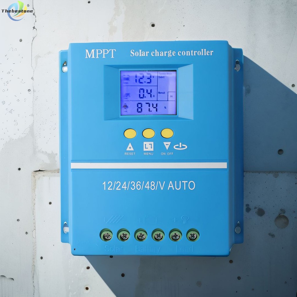 [THEBEST] 60A/80A/100A 12V-48V สําหรับ MPPT Solar Charge Controller PV Charger Controller