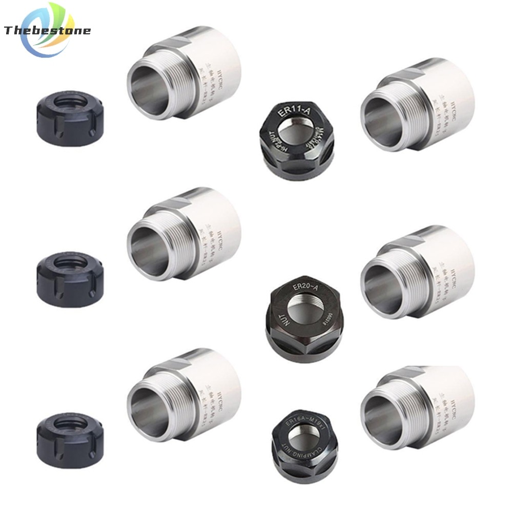 [THEBEST] อะแดปเตอร์เกลียว Er11 Er16 Er20 Er25 Er32 Collet Spindle Chuck สําหรับมอเตอร์สําหรับ ROTOR