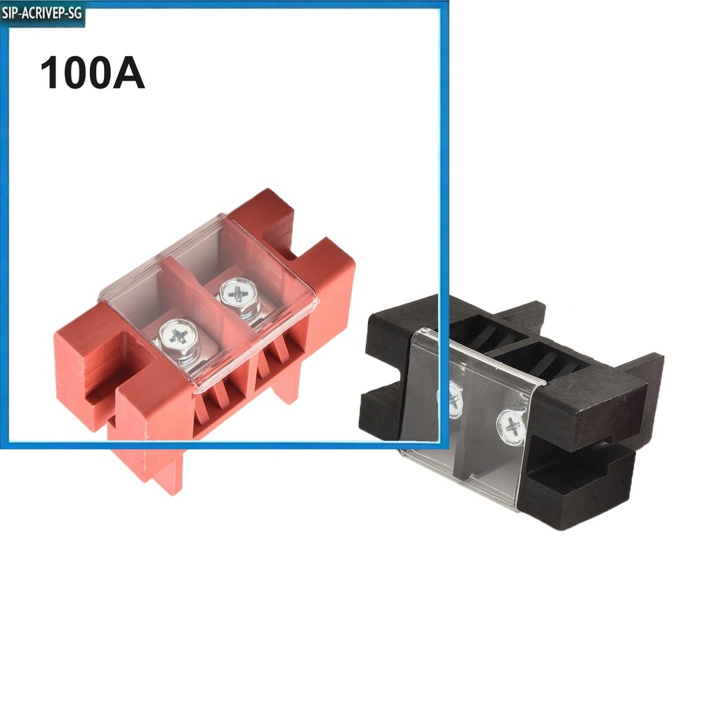 SIP 2X100A ทองแดงบริสุทธิ์ High Current Terminal Block Energy Storage Terminal Connector