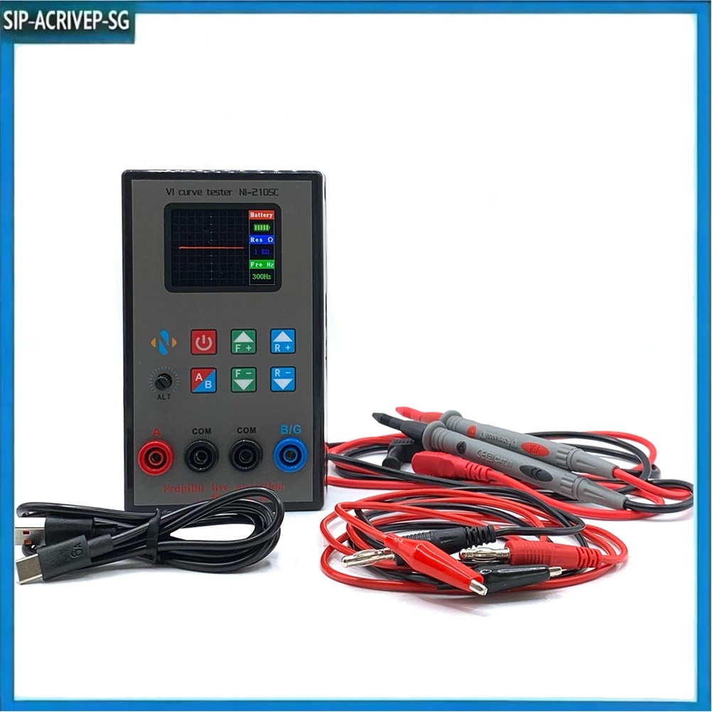 SIP หน้าจอสีแบบ Dual-Channel Analog Feature Analyzer VI Curve Tester Fault Tester