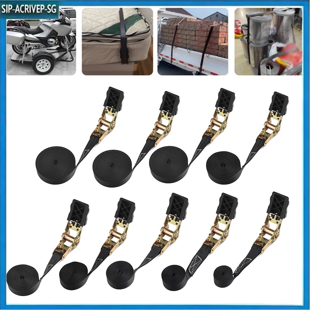SIP -9Meters Ratchet Tensioner Loop Lashing Straps Heavy Duty Ratchet Webbing Cargo