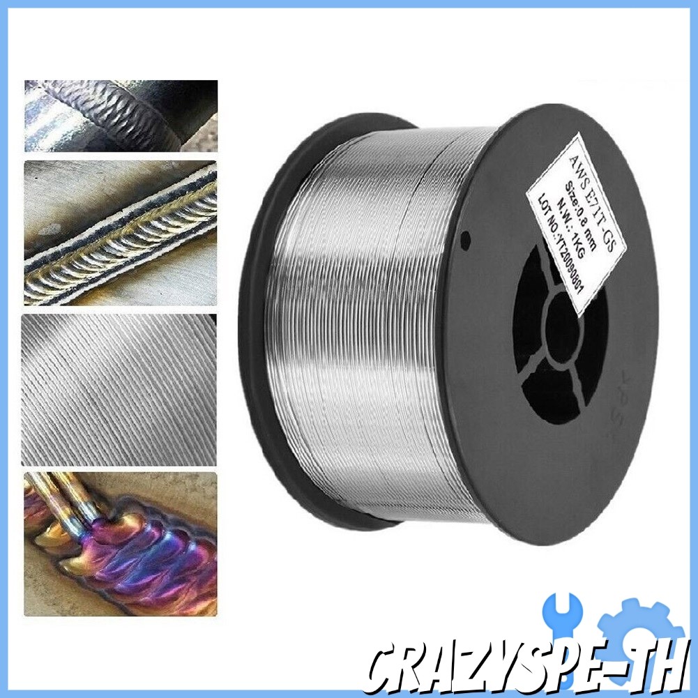 CRAZYSPE1pcs E71T-GS ลวดเชื่อมเหล็กคาร์บอนเชื่อมลวดเชื่อม
