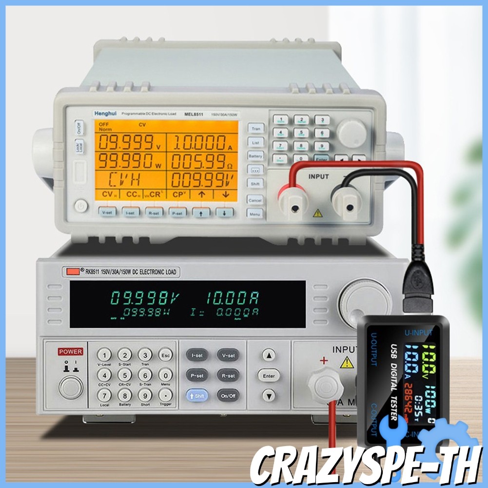 CRAZYSPE USB C Power Meter เครื่องทดสอบ USB 4.5-36V 0-5A โวลต์มิเตอร์แอมป์มิเตอร์เครื่องทดสอบดิจิตอล