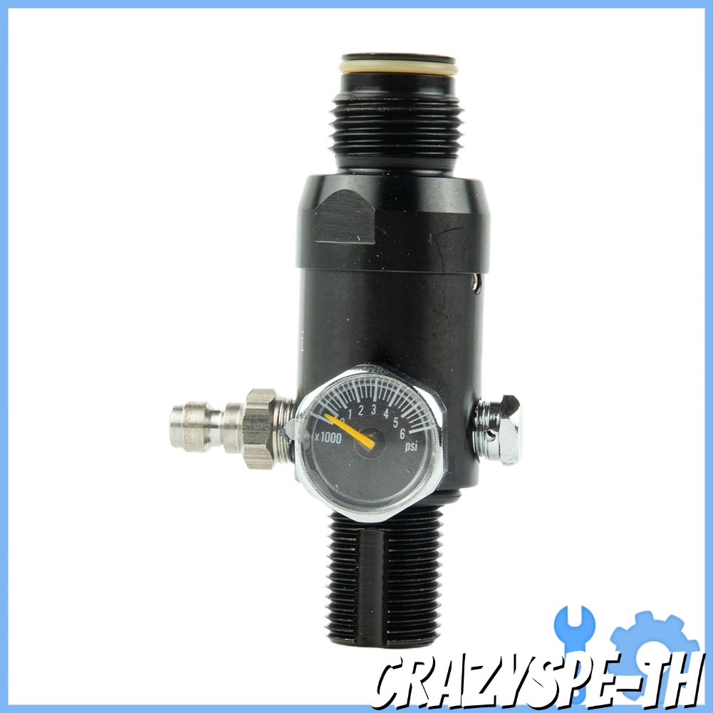 CRAZYSPEAir Tank Valve Regulator 4500Psi สําหรับ HPA Output 3000Psi Thread M18x1.5