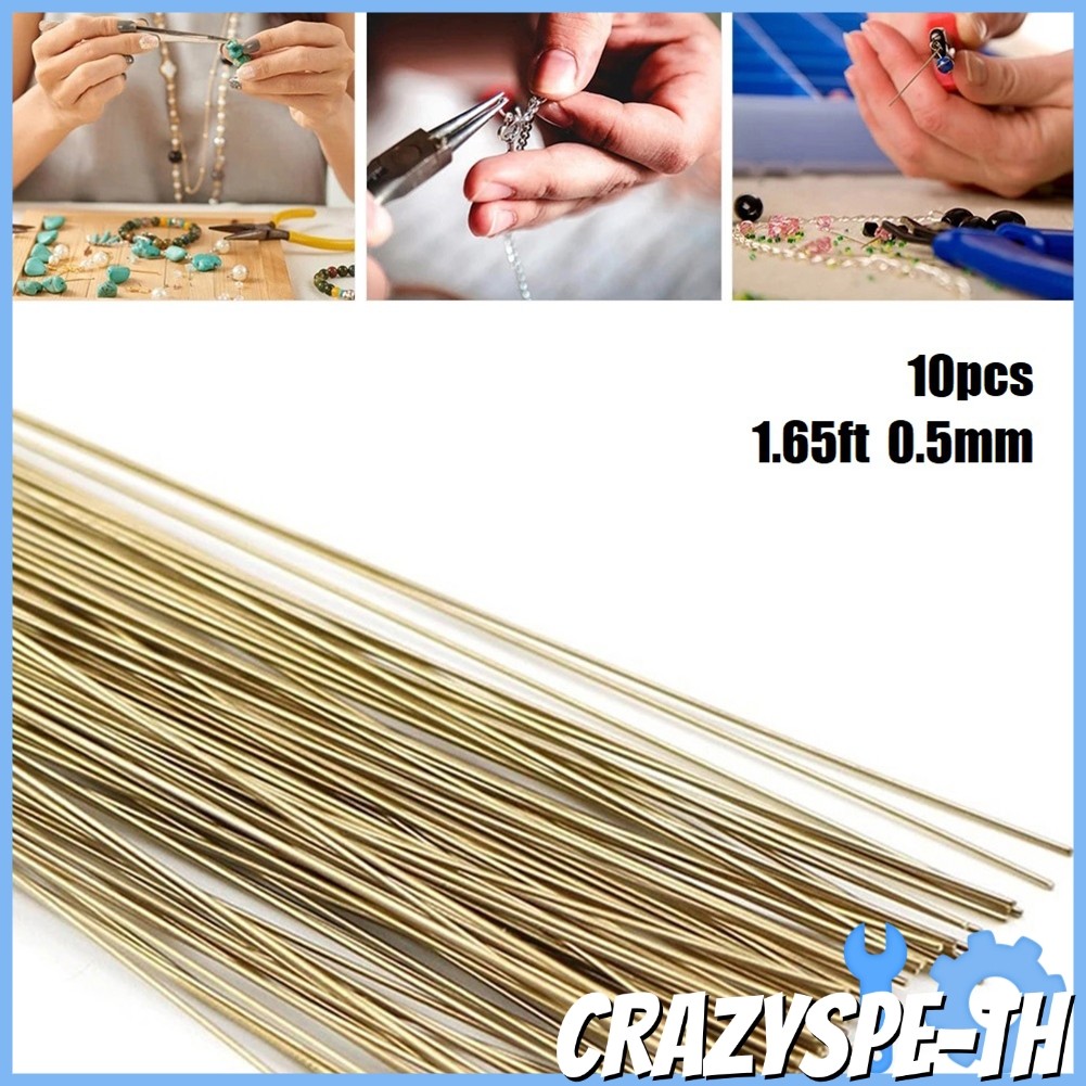 CRAZYSPE1.64ft ลวดเชื่อมเงินทองบัดกรีลวดบัดกรีแท่งสําหรับเครื่องประดับซ่อม