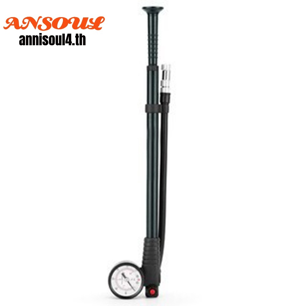 ปั๊มจักรยานพร้อมเกจวัดแรงดัน รองรับการเติมลมสูงถึง 300 Psi