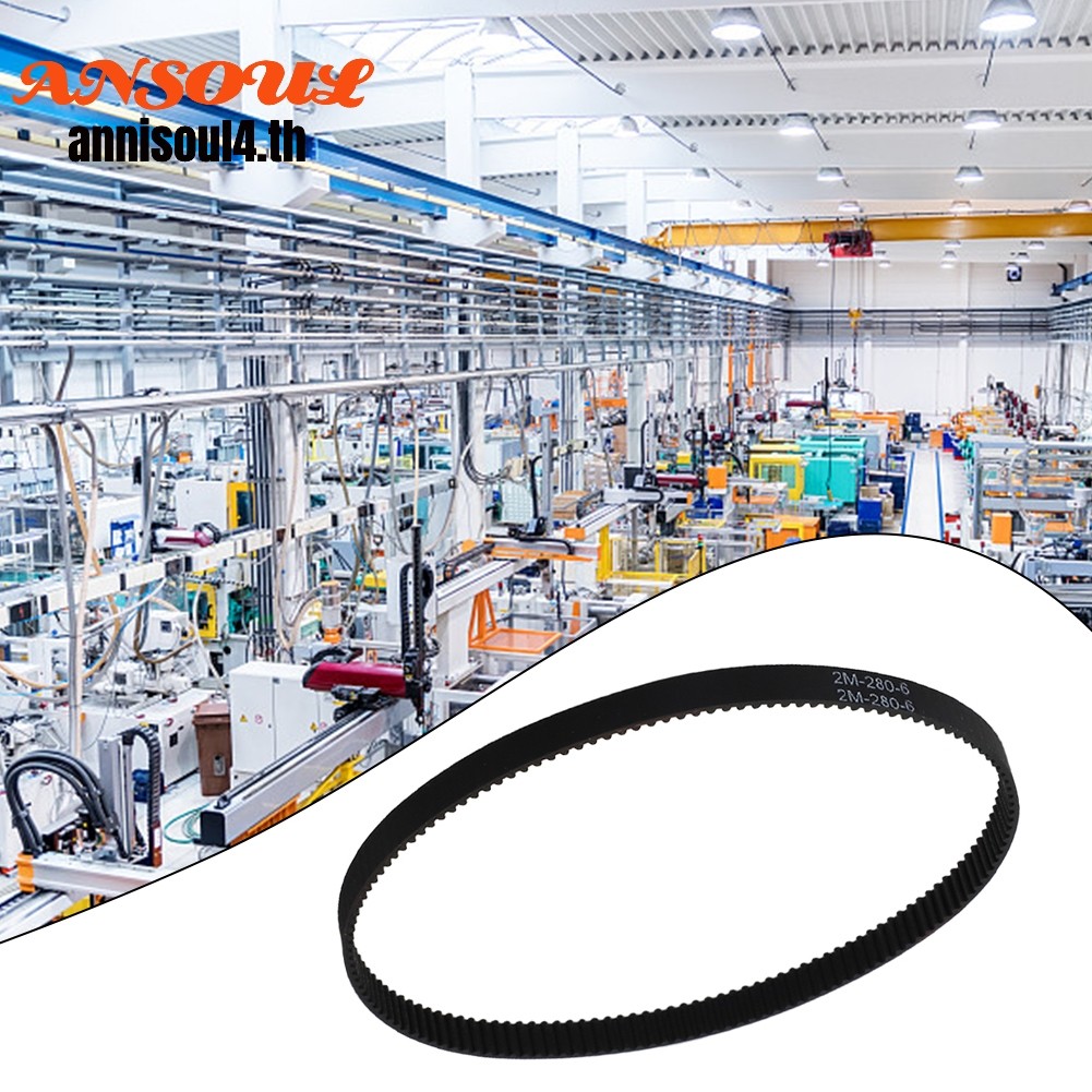 2GT Closed Loop Synchronous Timing Belt 2mm Pitch 6mm กว้าง 3D Pri nter Pulley