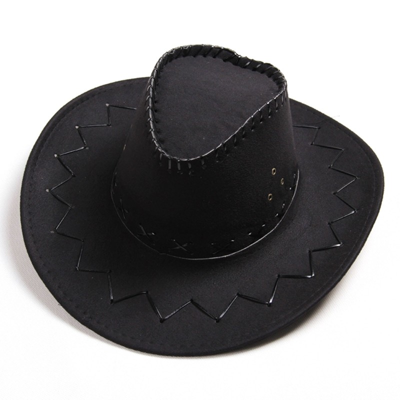 Unisex Kids Cowboy Hat Fashionable Suede Western Cowboy Hat Cosplay Hat