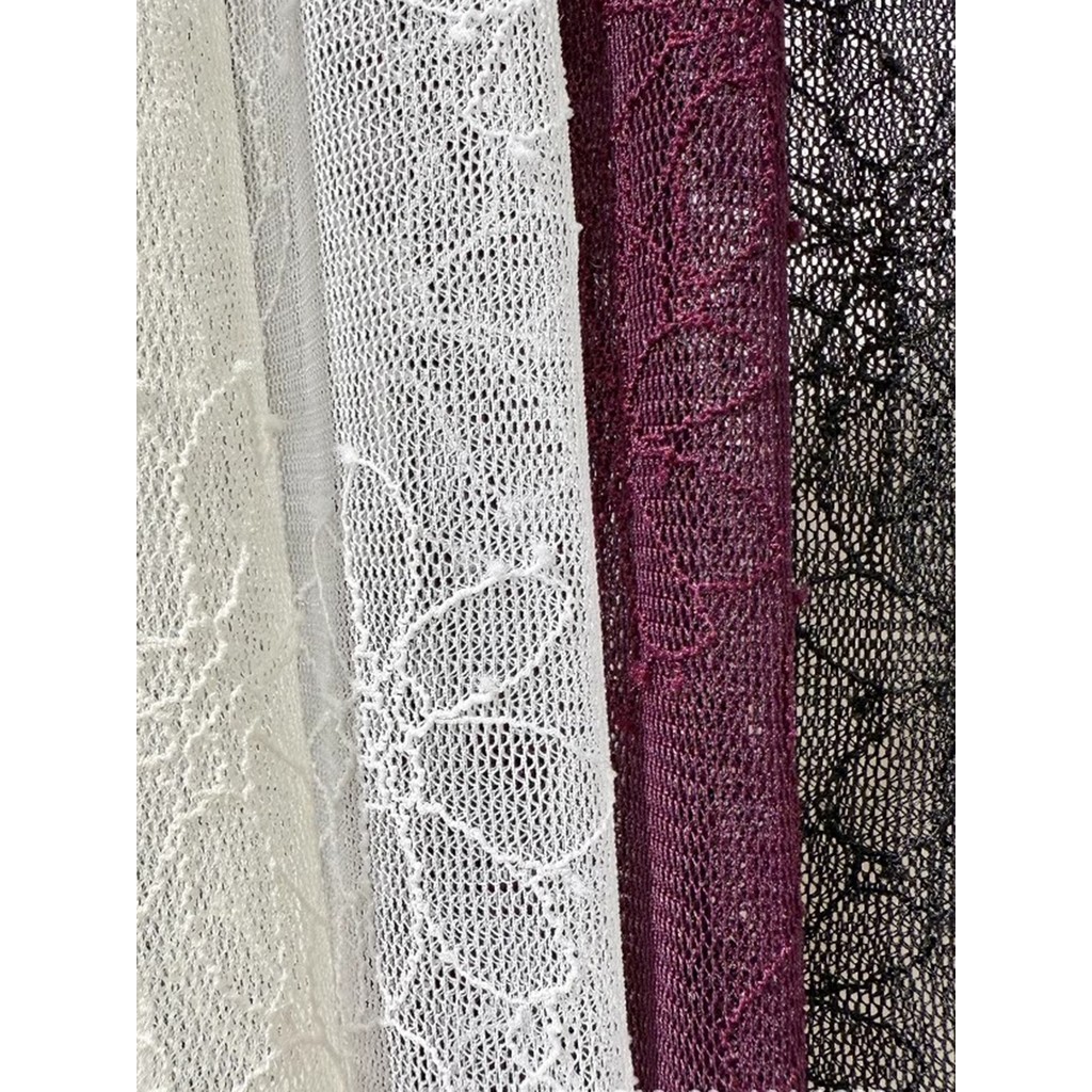 HRD เสื้อกล้ามลูกไม้คอปกสูงครึ่งตัว, ฐานตาข่ายของผู้หญิง, เสื้อแขนยาว