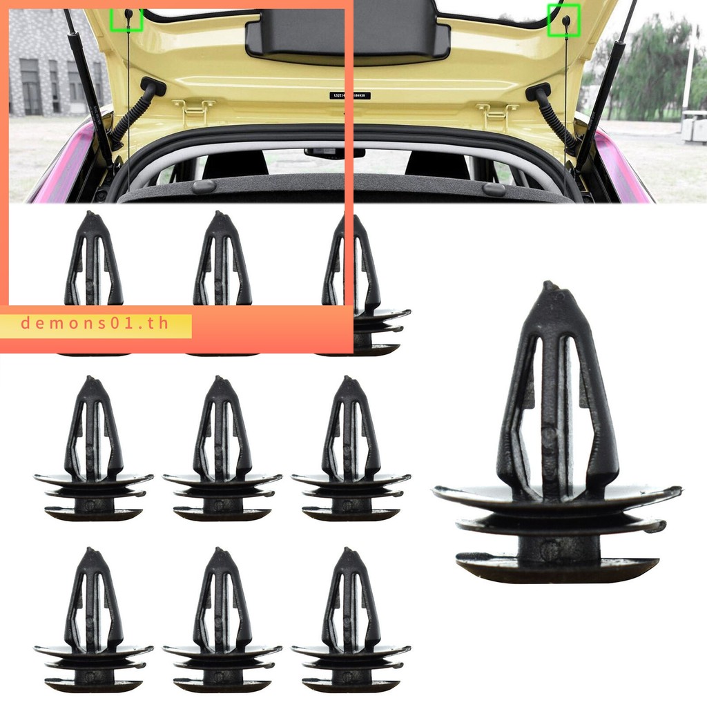 DEMN10x ด้านหลัง Boot โหลดฝาครอบพัสดุชั้นวาง String สายไฟคลิป Retainer สําหรับ MG ZS MG3