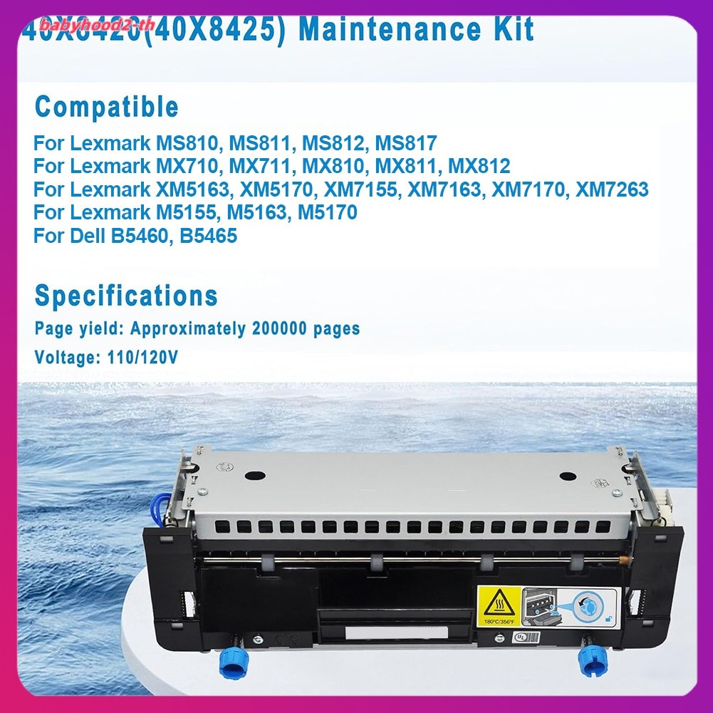 2026HOT40X8420 Fuser Maintenance 110V/220V สําหรับ Lexmark MS810 MX710 MX810 MX811 MX812