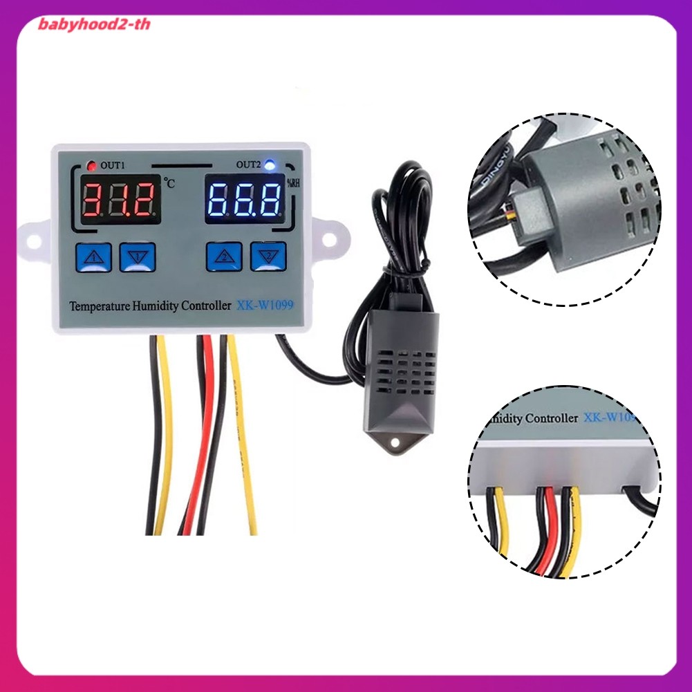 2026HOTXK-W1099 ตัวควบคุมจอแสดงผลดิจิตอลอัจฉริยะสําหรับอุณหภูมิและความชื้น