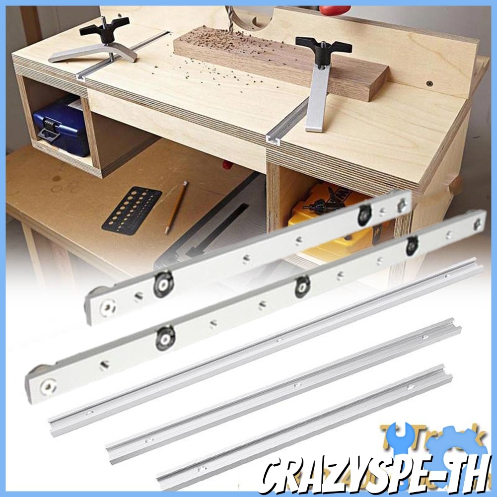 ในสต็อกAluminium Alloy T-tracks Slot Miter Track และ Miter Bar Slider Table Saw Miter