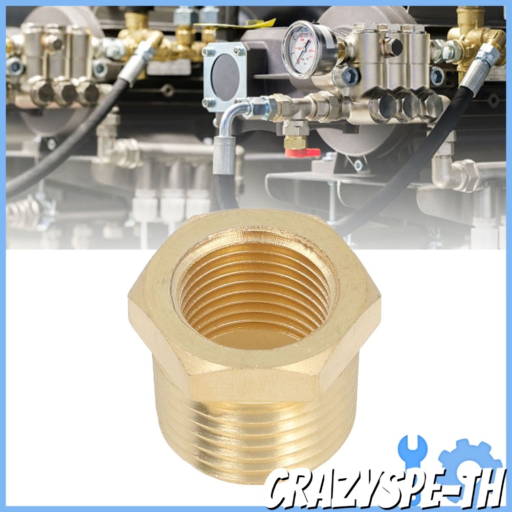 IN STOCK1pc 1/8NPT-1/4NPT 3/8NPT-1/4NPT1/2NPT-3/8NPT ทองเหลืองข้อต่อท่อ Adapte