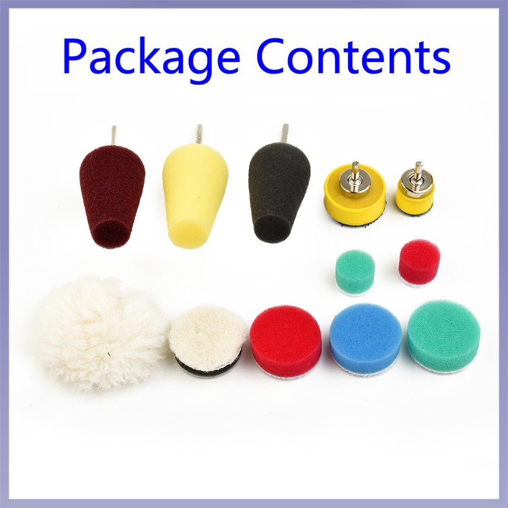 Clearance Sale13x Buffing Pad Polishing Sponge Wheel Detail Cleaning for Drill 0.5-1\