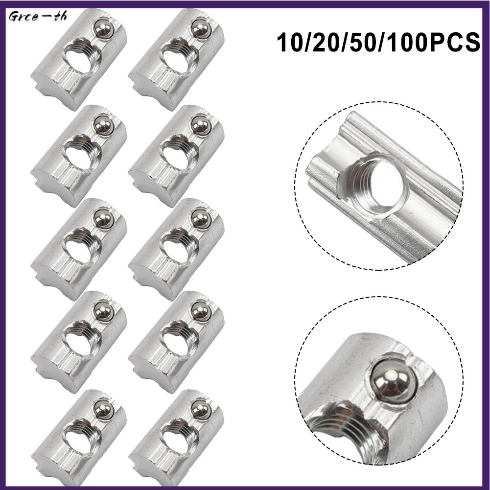 Clearance Priceบล็อกเลื่อนอลูมิเนียมพร้อมลูกสปริงสแตนเลส Solar M8 เกลียว A13x22mm[grce-th]