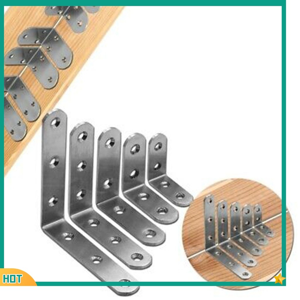 JELLY4pc ขายึดมุมสแตนเลสมุมขวา L-Shape Brackets