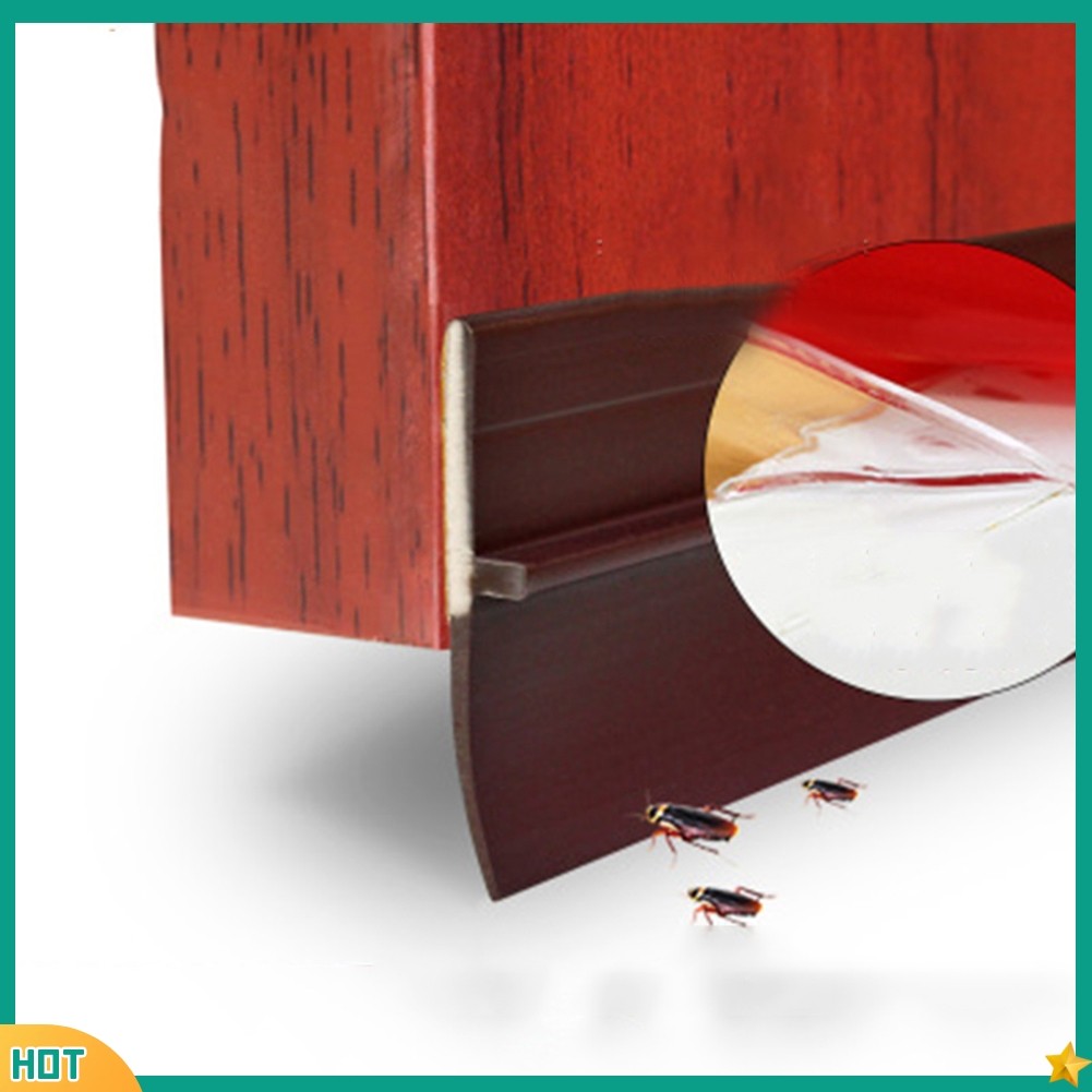 JELLYUnder Door Sweep Weather Stripping Soundproof Rubber Bottom Seal Strip