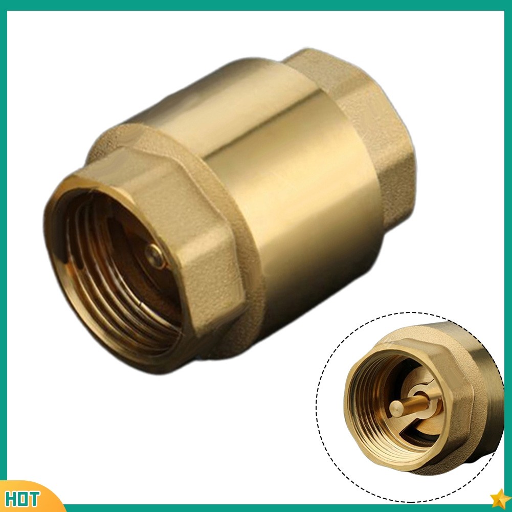 JELLYCheck Valve Made Of Check Valve ทองเหลือง 1/2 3/4 1 นิ้ว ระบุ