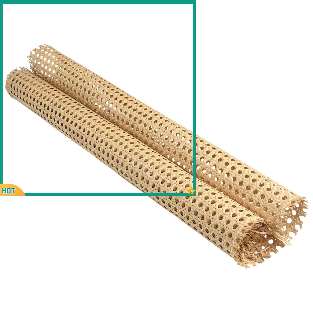 JELLYRattan Mesh Roll Sheet Webbing Caning Material for Chairs Kit Multi-size options