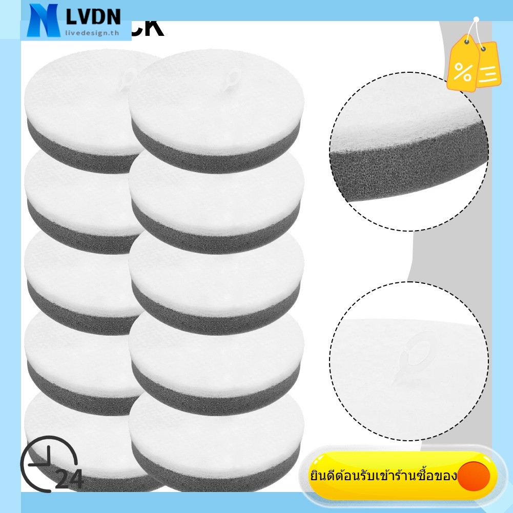 [LVDN] สําหรับ ECOVACS สําหรับ DEEBOT X11 OmniCyclone Sponge Filter Cartridge, Pad Robot Vacuum