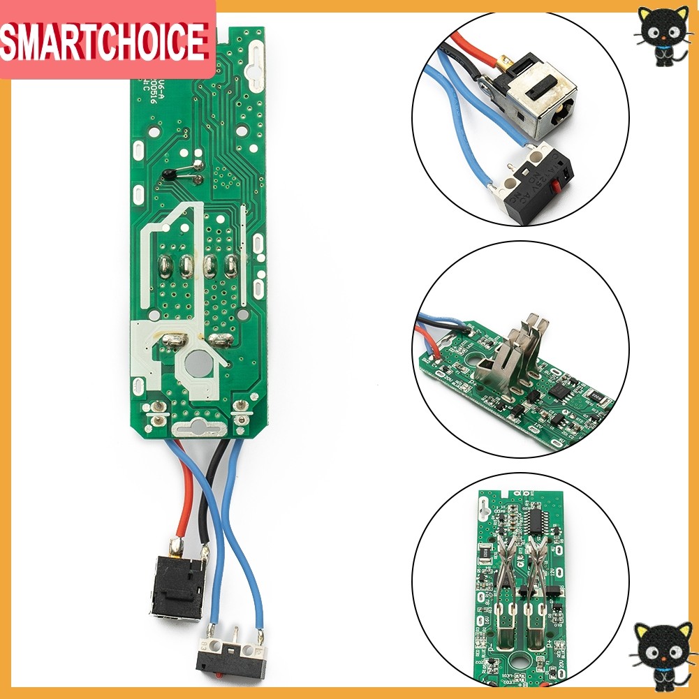 SMARTCHOICE แบตเตอรี่ลิเธียมไอออนชาร์จ PCB ป้องกันแผงวงจรสําหรับ Dyson 21.6V V6 V7 D7G1❀