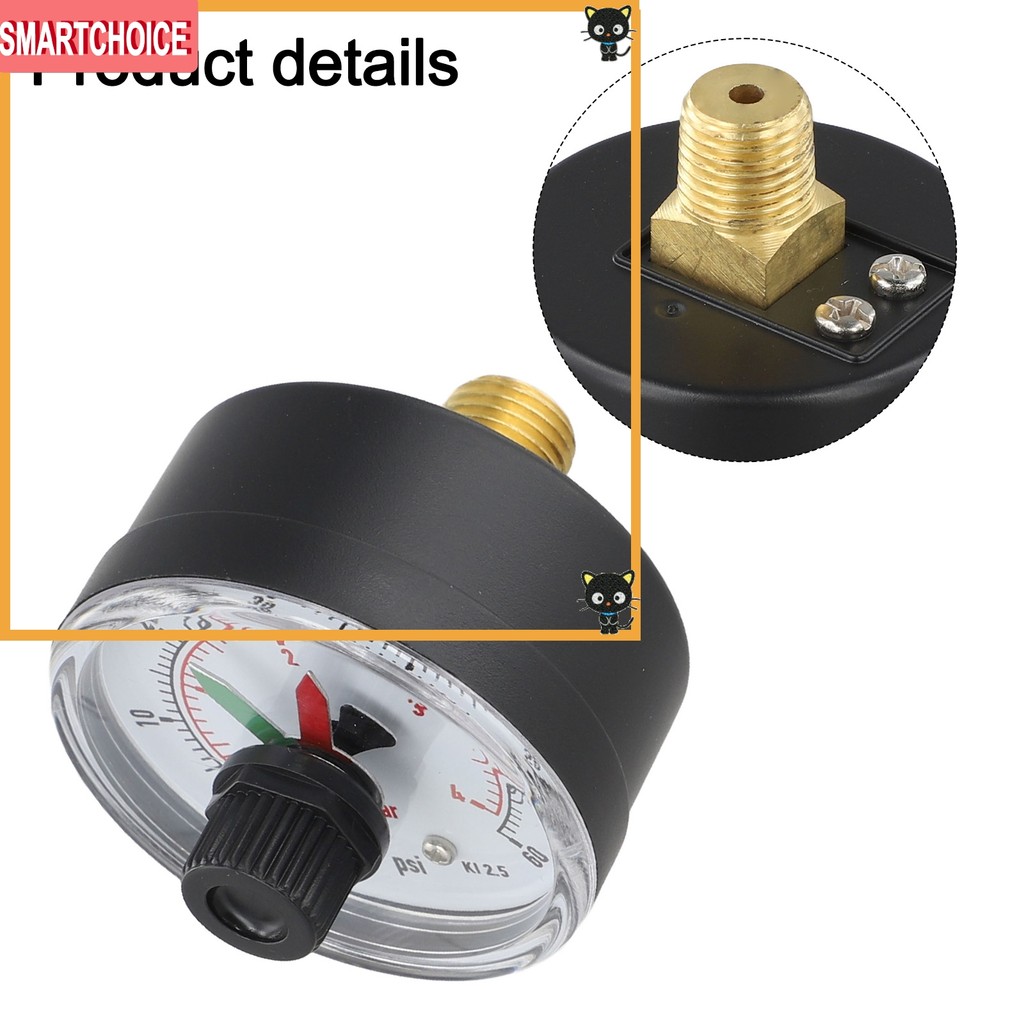 SMARTCHOICEECX2712B1 เปลี่ยน Axial Pressure Gauge สําหรับ Hayward Pool Filters พร้อมสําหรับ Dial❀ ราคา ถูกที่สุด ดีลบีเคเค