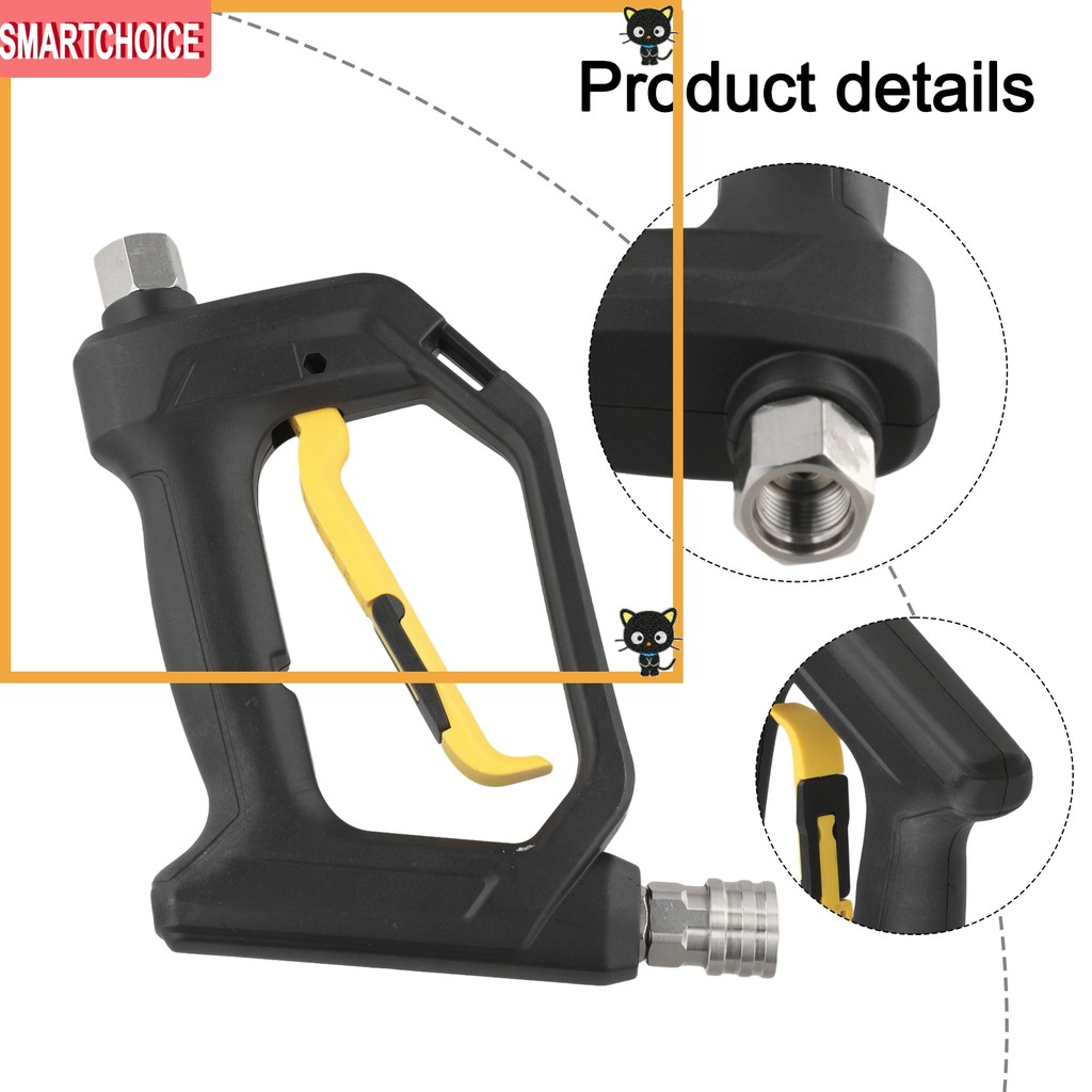 SMARTCHOICEเครื่องพ่นสารเคมีล้างรถแรงดันสูงแบบพกพา 3/8"F Inlet x 1/4"F Outlet❀