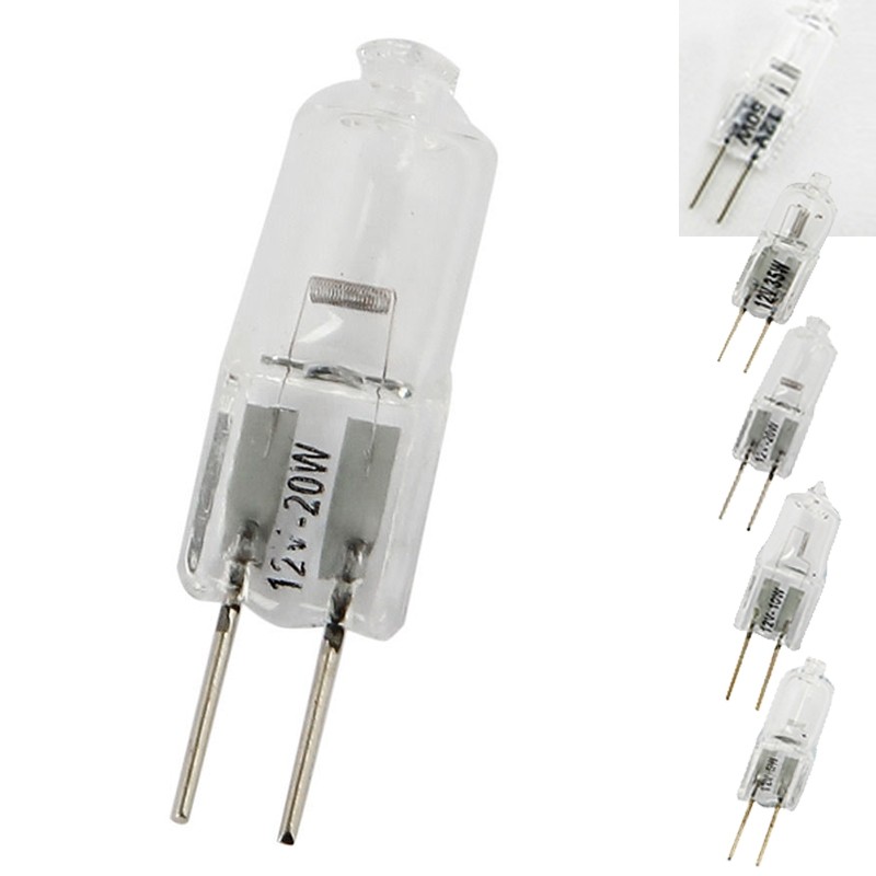 SMARTCHOICEG4 หลอดฮาโลเจนแคปซูลโคมไฟหลอดไฟ 5W 10W 20W 35W 50W 12V 2Pinหลอดไฟ