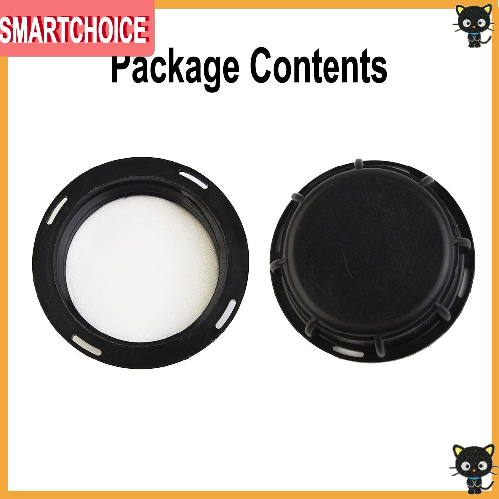 SMARTCHOICE1pcs IBC Tank Lis IBC Tote Lid Cover Water Liquid Tank Cap Black Polypropylene❀