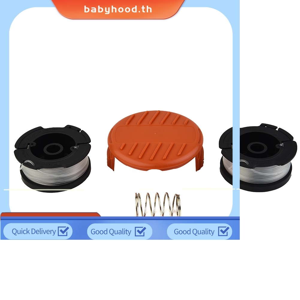 BABYHOODtrimmer Cover Cap + Spool and Line สําหรับ Black & Decker GLC3630L GLC3630L20