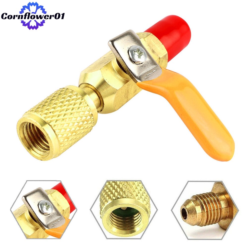 [COFW] อะแดปเตอร์ SAE HVAC ขนาด 1/4 นิ้วสําหรับสายชาร์จคอนดิชั่นเนอร์ T