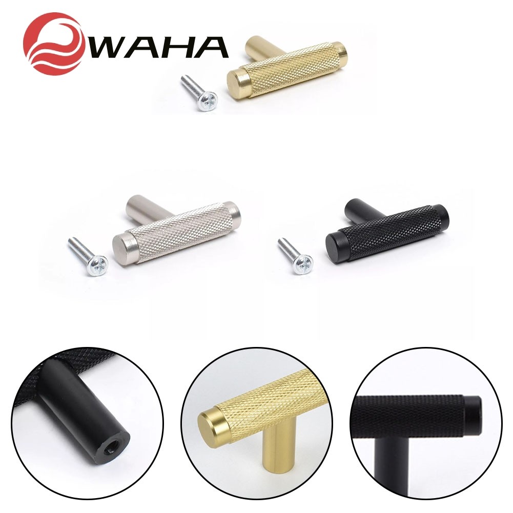⭐ราคาล้างสต็อก⭐มือจับประตูลูกบิดตู้ครัวลิ้นชักตู้ตู้ T Bar Knob