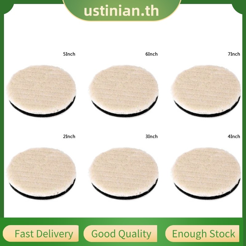 UTIA2/3/4/5/6/7 นิ้วขนสัตว์ Buffing ฟองน้ําแผ่นขัดสําหรับรถยนต์ Auto Polisher Buf