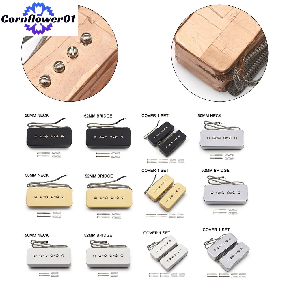 [COFW] Alnico 5 P90 Style Pickup Dual Coil Pickup กีตาร์ไฟฟ้า Humbucker ไร้เสียงรบกวน