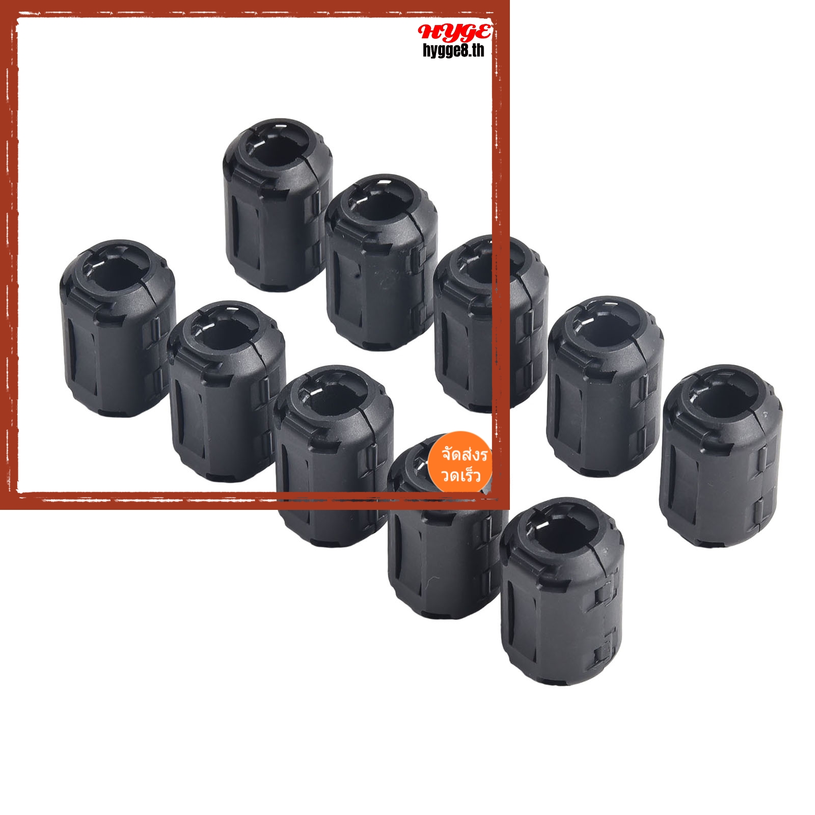 <HYGE> 10xTDK Ferrite Core Noise Suppressor Filter Ring Cable Clip On Wire RFI EMI❀