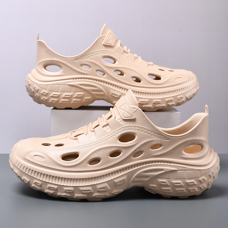 Hole รองเท้าผู้ชาย Low-Top Hollow Wading รองเท้าผู้ชายรองเท้าแตะกลางแจ้งรองเท้าแตะการค้าต่างประเทศ C